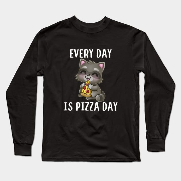 Every Day is Pizza Day! Long Sleeve T-Shirt by Kaelei